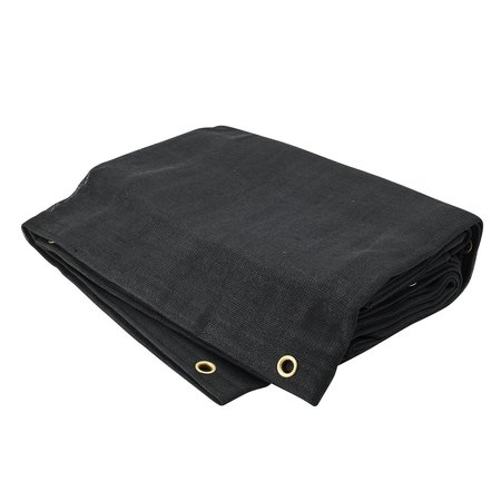 Tarps Now 10 ft x 16 ft Tarp, Black CSM70BK-1016